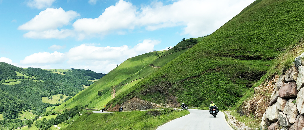 Ruta en moto Europa Norte España Verde